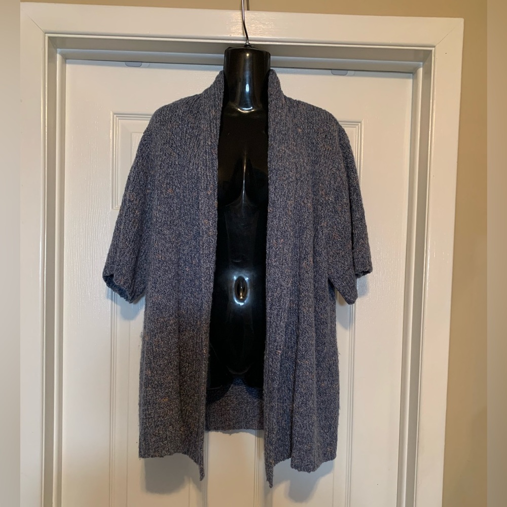 Blue Shawl Collared Charter Club Cardigan Sweater